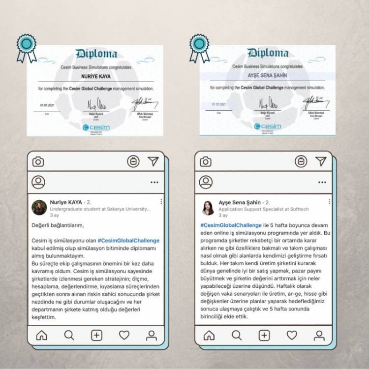 Cesim simülasyonuna katılın. CV'lerinizde kullanabileceğiniz sertifikaya sahip olun.