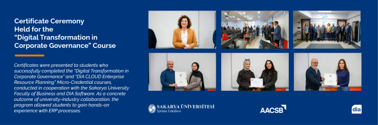 Certificate Ceremony Held for the “Digital Transformation in Corporate Governance” Course