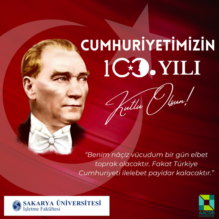 Cumhuriyetimizin 100. Yılı Kutlu Olsun!